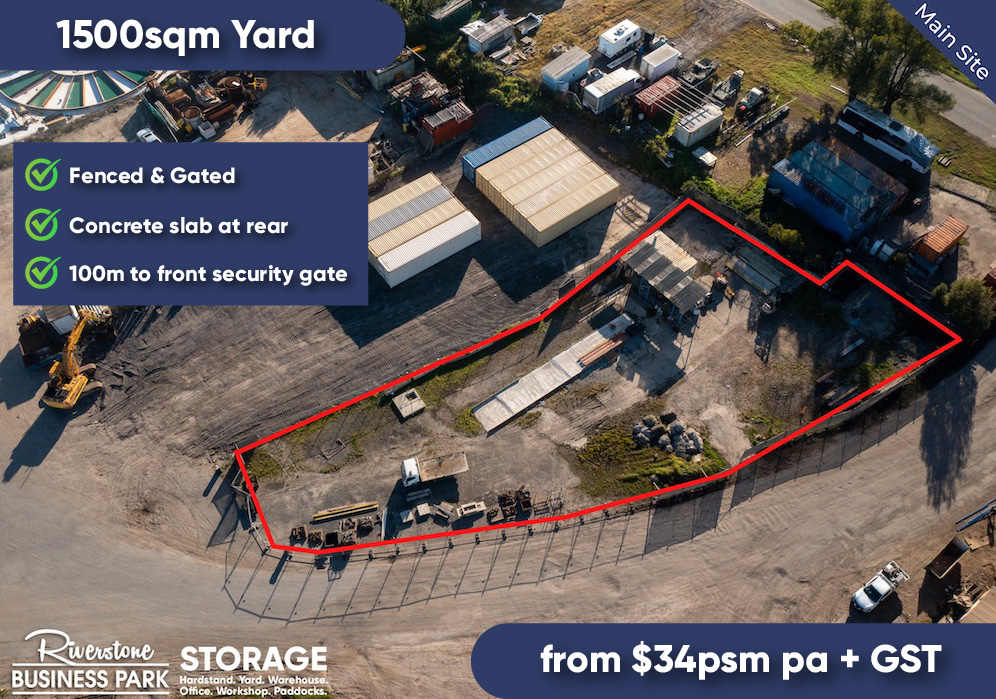 Hardstand Yard for Lease 1500sqm Riverstone Business Park