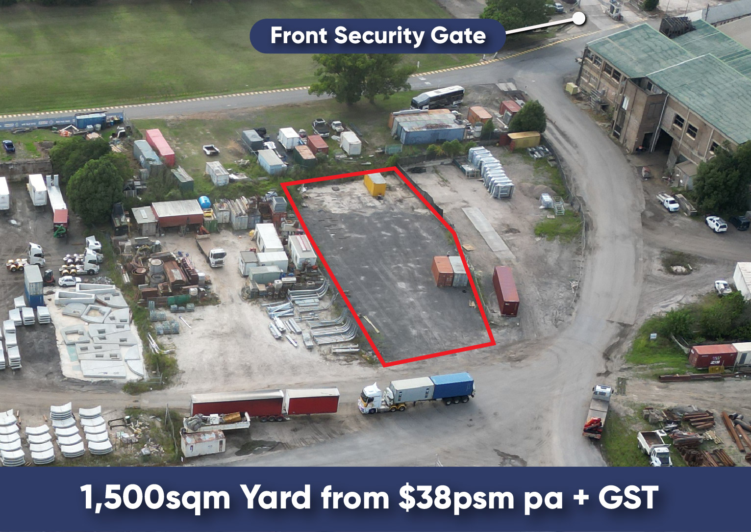 1500sqm Yard for Lease in the Main Site Riverstone Business Park