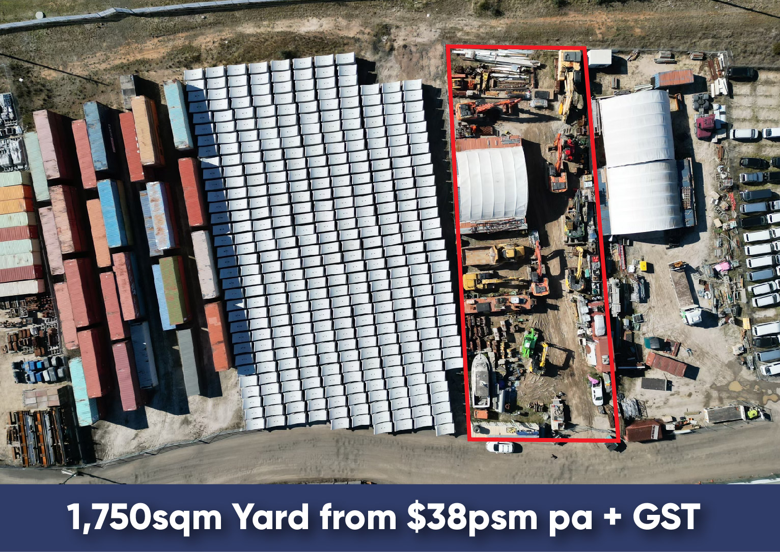 1750sqm Yard to Lease Vineyard - Western Storage Riverstone Business Park