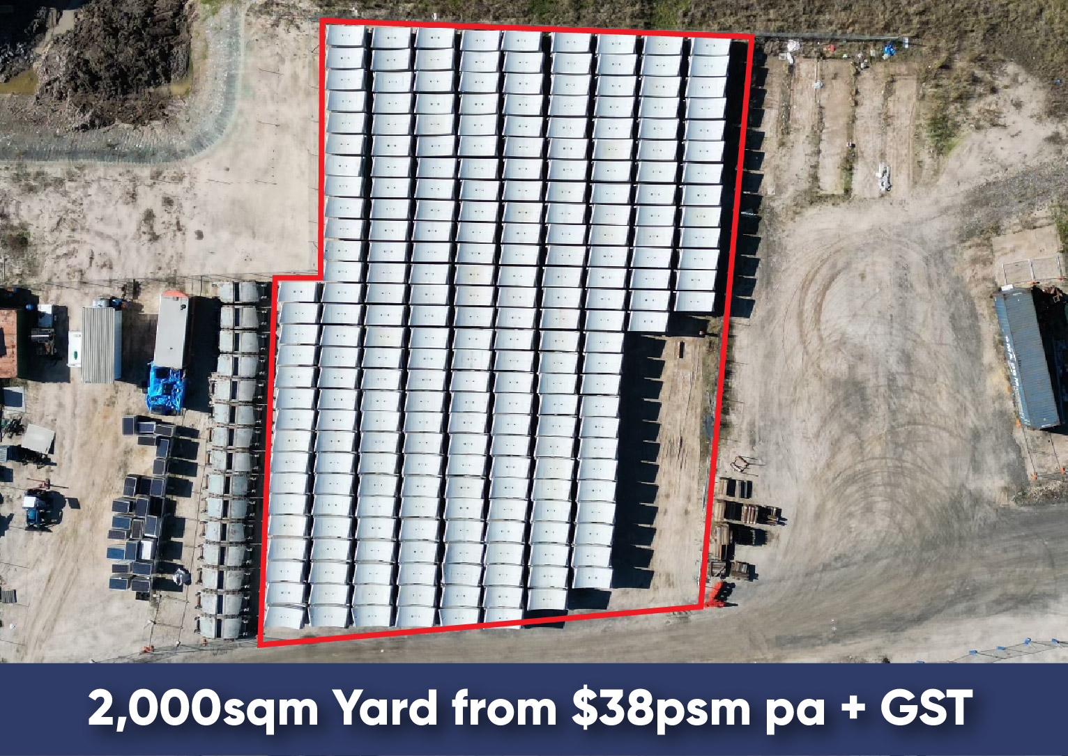 2000sqm Yard to Lease Vineyard - Western Storage Riverstone Business Park