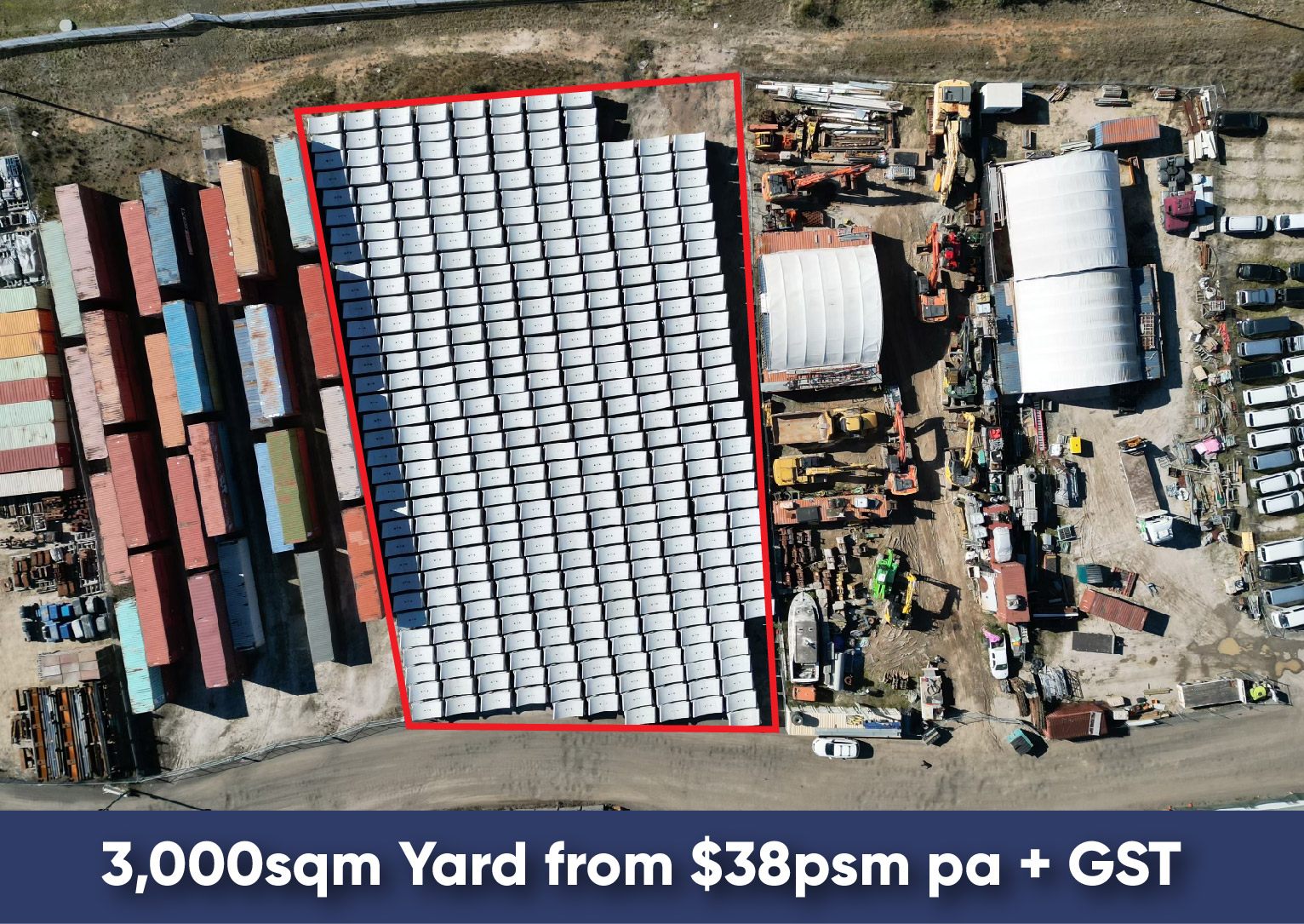 3000sqm Yard to Lease Vineyard - Western Storage Riverstone Business Park