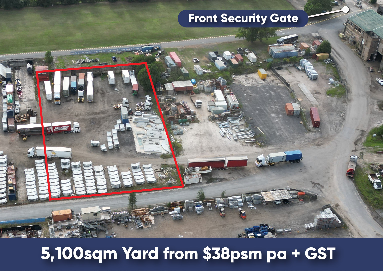 5100sqm Yard to Lease in the Main Site Riverstone Business Park